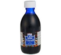 Lefranc Bourgeois Vitrail Cristal Azul - Pintura translúcida para Vidrio, Alta transmisión de luz - Bote de 250 ml