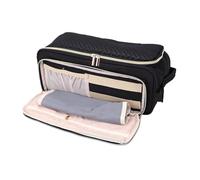 Leftwei Bolsa de Viaje para Herramientas para el Cabello, Estuche de Transporte de Herramientas para el Cabello de Gran Capacidad con Divisor Acolchado, Bolsa Portátil con Asa Lateral Reforzada para