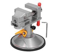 Leftwei Mini Tornillo de Banco, de 90 Mm, Rango de Abrazadera de 30 Mm, Soporte de Tornillo de Mesa de Acero 45# con Llave Hexagonal, Mini Herramienta Manual para Superficies de Vidrio, Escritorio y
