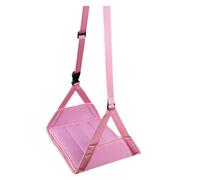 Leg Hammock for Airplane Travel, Footrest with Removable Support Base, Comfortable Feet Hanger, Oxford Cloth & Sponge, Long Flight Must-Have, Travel Accessory, 10,83 x 9,06 pulgadas