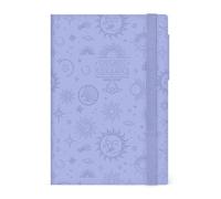 Legami - Agenda diaria 2026-2027, Cosmic Lilac, 16 meses, mediano, de septiembre de 2026 a diciembre de 2027, cierre con elástico, papel con certificación FSC, con planificador mensual, 12 x 18 cm