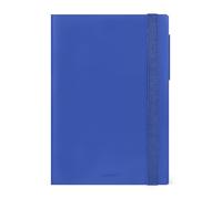 Legami Agenda diaria Eclectic Blue 16 meses mediano 12 x 18 cm cierre elástico FSC