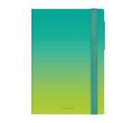 Legami - Agenda diaria 2026-2027, Shades of Green, 16 meses, mediano, de septiembre de 2026 a diciembre de 2027, cierre con elástico, papel con certificación FSC, con planificador mensual, 12 x 18 cm