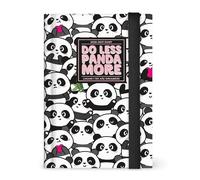 Legami Agenda fotográfica diaria 2026-2027 Panda 16 meses pequeño 9,5 x 13,5 cm cierre goma elástica