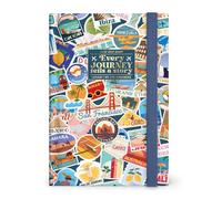 Legami Agenda fotográfica diaria 2026-2027 Travel Stickers, 16 meses, 12 x 18 cm, cierre elástico