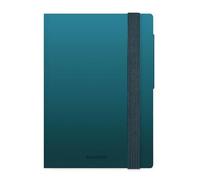 Legami - Agenda semanal 2026-2027, Deep Teal, 16 meses, pequeño, septiembre de 2026 - diciembre de 2027, cierre con elástico, papel con certificación FSC, con planificador mensual, 9,5 x 13,5 cm