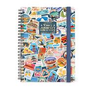 Legami – Agenda semanal Travel Stickers 16 meses sep 2026–dic 2027, grande 15 x 21 cm, goma elástica