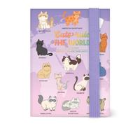 Legami - Agenda semanal Mini 2027, Kitty, 12 meses, 8 x 11 cm
