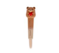 Legami - Bolígrafo de Gel Antiestrés Squeezies, Tema Teddy Bear, Papel de Escribir Relájate y Concéntrate, Bolígrafo Antiestrés, Súper Suave, Tinta negra, 1 mm de diámetro de punta