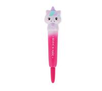 Legami - Bolígrafo de Gel Antiestrés Squeezies, tema Unicorn, material de escritorio para relajarse y concentrarse, bolígrafo antiestrés, súper suave, tinta negra, punta de 1 mm de diámetro
