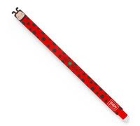 Legami Bolígrafo de gel borrable diseño mariquita de la suerte punta 0,7 mm recargable tinta roja