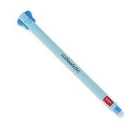 Legami - Bolígrafo de gel borrable, punta esférica para eliminar la tinta sin consumir la hoja, Tinta negra termosensible, diámetro de la punta 0,7 mm, Tema Elephant