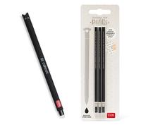 Legami – Bolígrafo de gel borrable, punta 0,7 mm, tinta negra termosensible – Tema Gatos