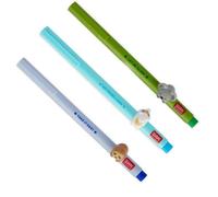 Legami Bolígrafo de gel FLUFFY, desenfundable/recombinable, evita rollos, punta 0,5 mm, juego de 3