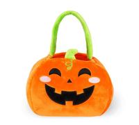 Legami - Bolsa para Truco o Trato Halloween, Pumpkin, para caramelos, de tela suave plegable, con asa, 20 x 35 x 3 cm