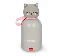 Legami – Botella de agua para niños Hot&Cold BFF Kitty – Acero 18/8 doble capa hermética, 310 ml
