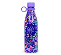 Legami - Botella térmica Hot&Cold, Flowers, cierre hermético, 12 horas caliente, 24 horas fría, asa de silicona extraíble, de acero inoxidable, sin BPA, 800 ml