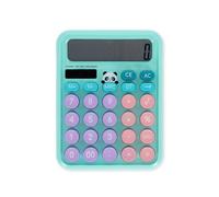 Legami - Calculadora de Mesa Calcoolator, Tema Panda, calculadora Solar de Doble alimentación, con batería AAA (no incluida) o con energía Solar, 15,8 x 12 x 2,8 cm