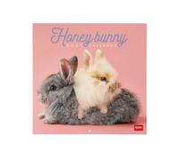 Legami - Calendario 2027 Pared, Honey Bunny, 12 Meses, 30 x 29 cm