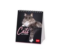 Legami - Calendario de Mesa 2027, Cats, 12 meses, 5 cm