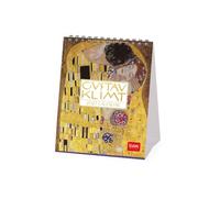 Legami - Calendario de Mesa 2027, Klimt, 12 meses, 5 cm
