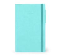 Legami - Cuaderno de hojas blancas My Notebook, Tema Aquatic Awe, formato mediano, papel FSC certificado, 192 páginas, tapa blanda, cierre elástico, 13 x 21 cm