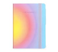 Legami - Cuaderno de hojas blancas My Notebook, Tema Aura, formato pequeño, papel FSC certificado, Special Edition, 192 páginas, tapa blanda, cierre elástico, 9,5 x 13,5 cm