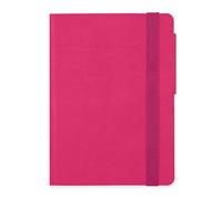 Legami - Cuaderno de hojas blancas My Notebook, tema Raspberry, formato pequeño, papel FSC certificado, 192 páginas, tapa blanda, cierre elástico, 9,5 x 13,5 cm