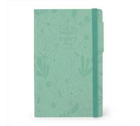 Legami - Cuaderno de Rayas Medium, Botanic Garden, 13 x 21 cm | para oficina, escuela, escritura, apuntes del hogar, papel de marfil 90 g/m², 192 páginas numeradas