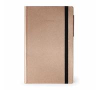 Legami - Cuaderno de rayas, tamaño mediano, edición limitada, 192 páginas, cubierta de suave PU, papel certificado FSC®, papel marfil 90 g/m², planificador mensual, agenda de direcciones, marcador, 13