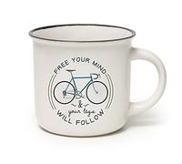 Legami Taza Cup-Puccino Bike, porcelana Bone China, multicolor