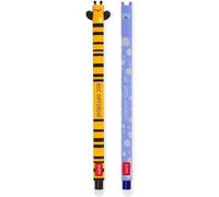 Legami – Juego de 2 bolígrafos de gel borrables tinta termosensible 0,7 mm abeja e hipopótamo