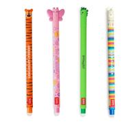 Legami – Juego de 4 bolígrafos de gel borrables 0,7 mm – Tinta sin consumir hojas