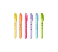 Legami – Juego de 6 marcadores borrables Magic Highlighters, doble punta, trazos finos y gruesos