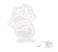 Legami - Letrero luminoso LED con efecto neón, Santa Claus, decoración, para uso interior solo