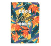 LEGAMI - Mini libreta de rayas - Formato A6 - Mide 9x13,5 cm - Papel blanco - 80 páginas - Encuadernación en punto Singer - Tropical Vibes
