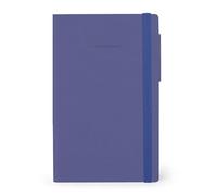 Legami - My Notebook, Cuaderno de rayas de 6 mm, Future Dusk, Medium, papel certificado FSC, 192 páginas, tapa blanda, cierre elástico, 13 x 21 cm