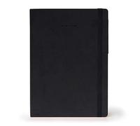 Legami mynot00 cuaderno, 17 x 24 cm, color negro 17 x 24 cm