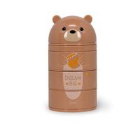 Legami - Organizador de escritorio, organizador de escritorio con 3 cajones de apertura lateral, compartimento superior con cierre deslizante, Tema Teddy Bear