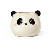 Legami - Portalápices de cerámica, Tema Panda, Desk Friends, Pintado a mano, Idea para regalo, Organizador de escritorio
