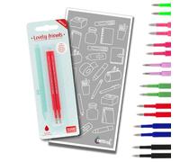 Legami - Recambios de bolígrafo para amigos encantadores con sobre Tinte Ink (rojo (paquete individual)