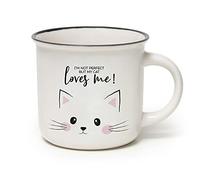 Legami Taza Cup-puccino Kitty – Porcelana New Bone China, Take a Break, multicolor 350 ml