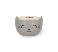Legami - Taza de cereales de gres ¡Buenos días! Tema Kitty, Taza para el desayuno, Apta para microondas, Apta para lavavajillas, Capacidad hasta 400 ml, 12 x 9 cm