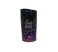 Legami - Taza térmica Hot&Cold Vacuum Tumbler, Stars, cierre hermético, de acero inoxidable, para todo tipo de bebidas, capacidad 275 ml