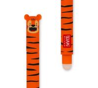 Legami Bolígrafo gel borrable Tiger – tinta naranja 0,7 mm – borrador de bola, termosensible