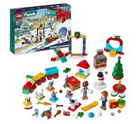 LEGO 41758 Friends Calendario de Adviento 2023, 24 Sorpresas, Siguiente Generación de Personajes: Mini Muñecos Leo y Autumn, 8 Figuras de Animales de Juguete, Regalo de Cuenta Atrás para Niñas y Niños