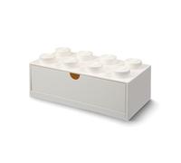 Room Copenhagen - Cajón de escritorio LEGO Desk Drawer 8 - 8 espigas - Blanco