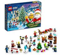 LEGO City 2023 Calendario de Adviento 60381 Juego de cuenta regresiva para Navidad, idea de regalo para la cuenta regresiva hasta la aventura con sorpresas diarias, multicolor