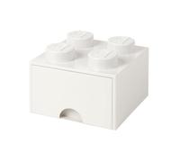 LEGO Ladrillo cajón 4 pomos, 1 cajón, caja de almacenaje apilable, 4,7 l