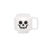 LEGO Taza de cerámica Esqueleto 530 ml grande apta para lavavajillas blanca